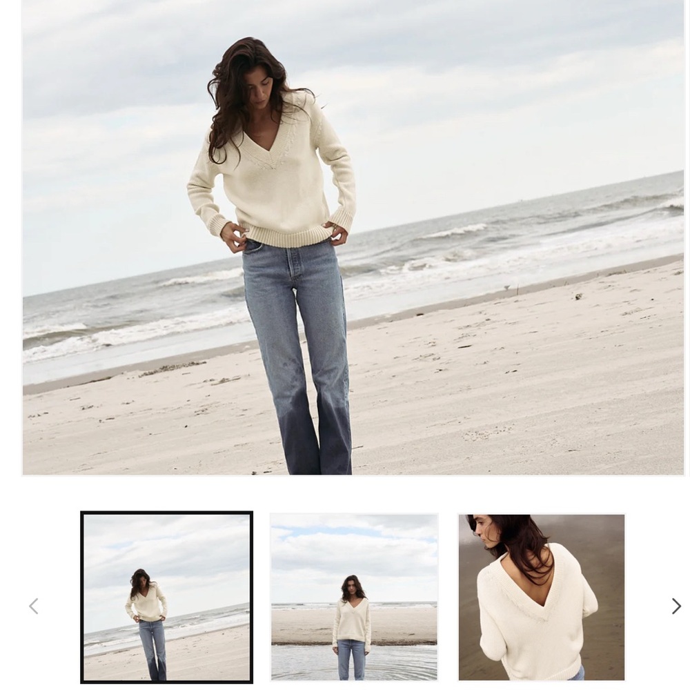 ISO Vincent James Carolyn Reversible Sweater